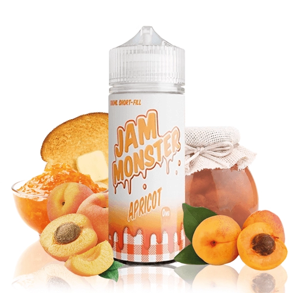 Apricot - Jam Monster 100ml - Vapeo24.com