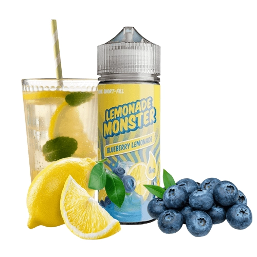 Blueberry Raspberry Lemon | Fruit By Jam Monster Shortfill 100ml - Pure