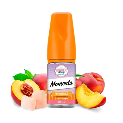 Dinner Lady Moments Aroma Peach Bubble 30ml