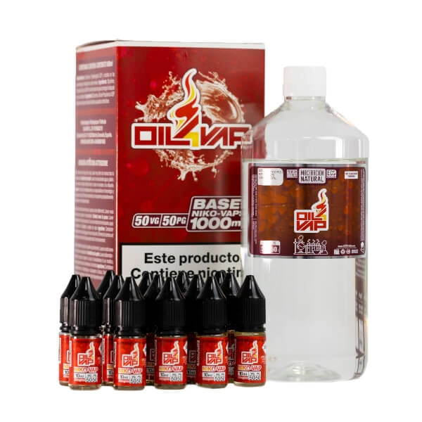 Oil4Vap Pack Base + Nicovaps (1 Litro) Oil4Vap Pack Base + Nicovaps (1 Litro)