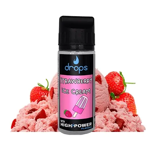 Strawberry Ice Cream - Drops Bar 100ml