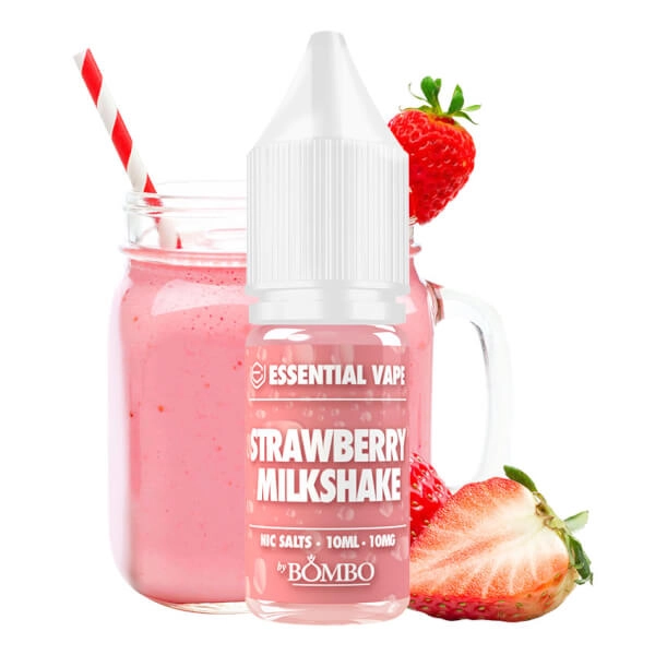Strawberry Milkshake - Bombo Essential Vape Nicsalts